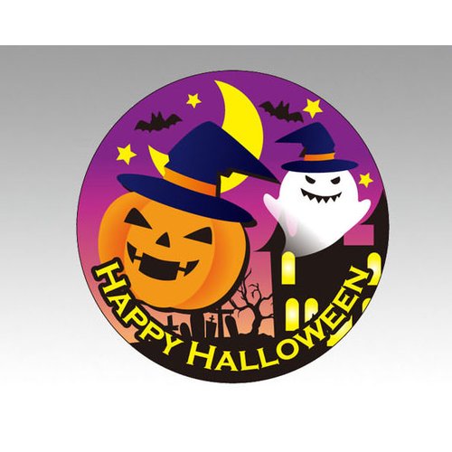 ラベル C-498 HappyHalloween カミイソ産商画像