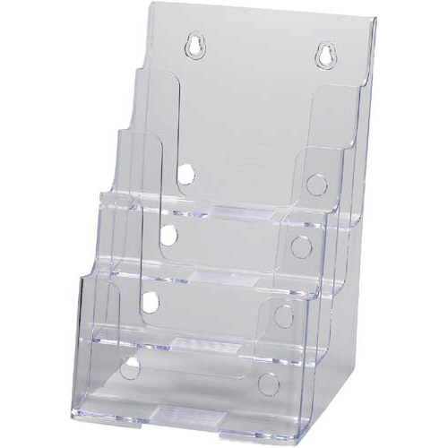 カタログスタンド　Ａ５　４段　クリア　１０個画像