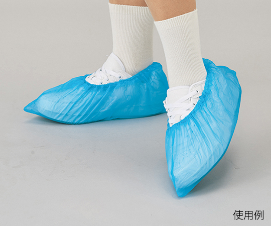 プロシェアポリエチレンシューズカバー　青　100枚入