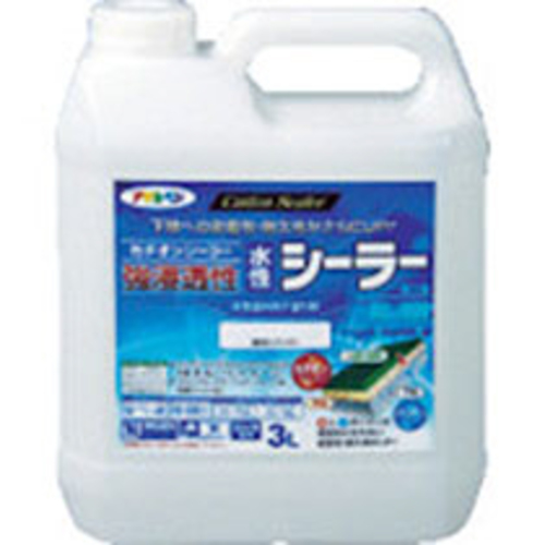 強浸透性水性ｼｰﾗｰ 3L 透明(ｸﾘﾔ) 1個画像