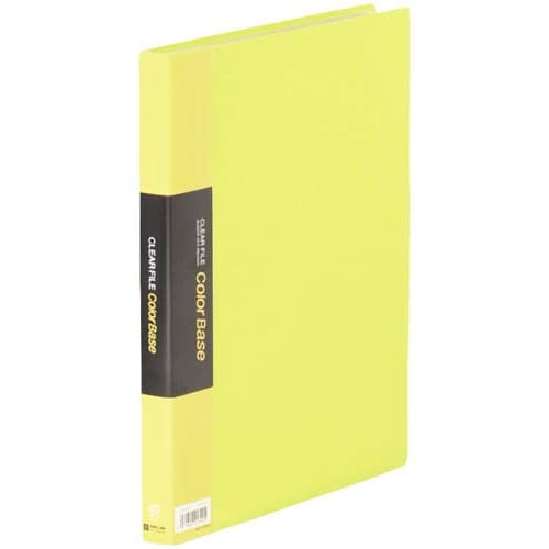 カラーベース固定式　Ａ４縦４０ポケット　黄×３０画像