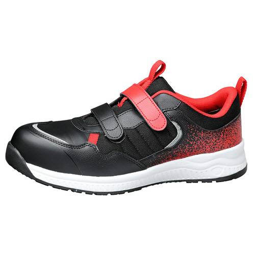 JSAA A種 ｱｸﾃｨﾌﾞｾﾌﾃｨ ﾜｰｸｽﾆｰｶｰ AS-05(EEE) ﾌﾞﾗｯｸ/ﾚｯﾄﾞ 29.0cm 1足画像