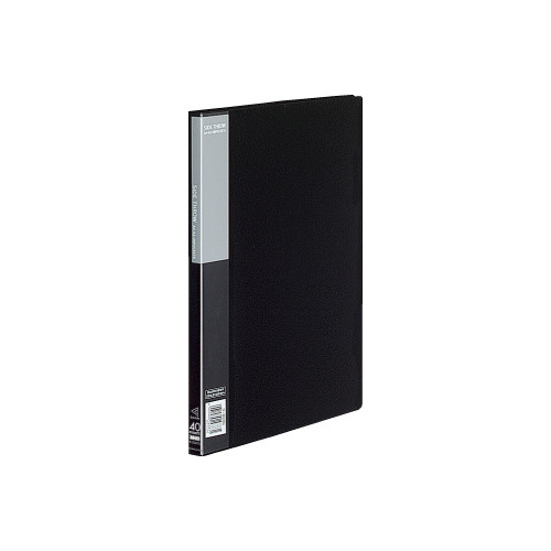 クリヤーブックベーシック横入　Ａ４縦４０Ｐ黒画像