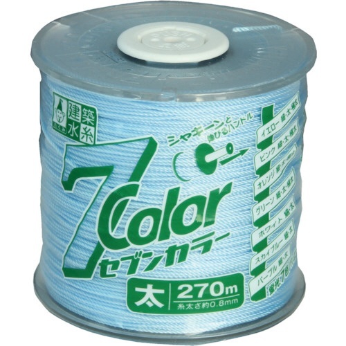 7COLOR　太　スカイブルー　270m　1個画像