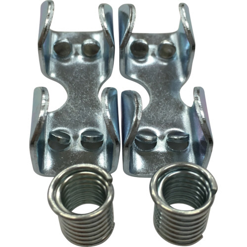 金具 ﾛｰﾌﾟｷｬｯﾁｬｰ鉄 6φ用 1ﾊﾟｯｸ(2組)画像