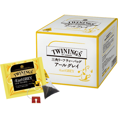 ﾄﾜｲﾆﾝｸﾞ 三角ﾘｰﾌﾃｨｰﾊﾞｯｸﾞ ｱｰﾙｸﾞﾚｲ 1箱(100ﾊﾞｯｸﾞ)画像