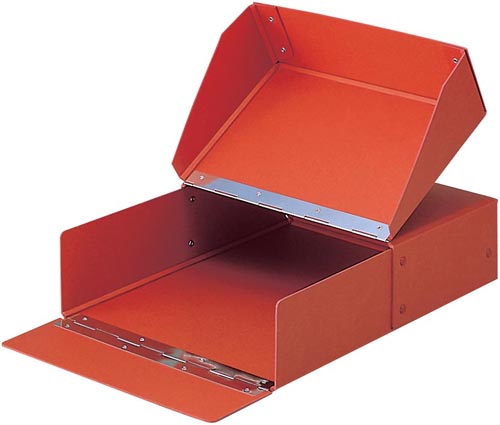 図面ボックス　Ａ４サイズ　茶×２画像