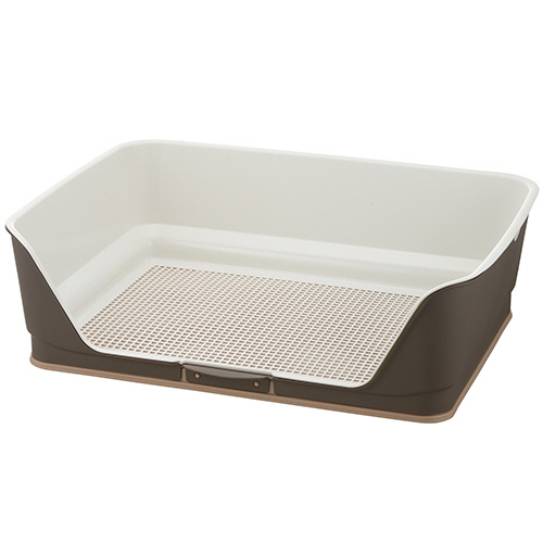 お掃除簡単ｽﾃｯﾌﾟ壁付ﾄｲﾚ ﾜｲﾄﾞ ﾀﾞｰｸﾌﾞﾗｳﾝ 1個