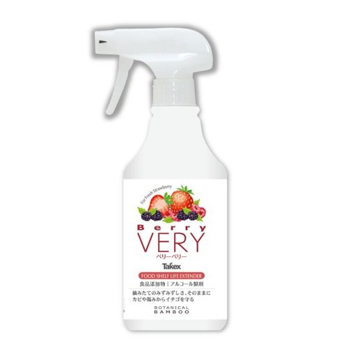 アルコール製剤 イチゴ専用 鮮度保持剤 ベリーベリー 500ml タケックス・ラボ画像