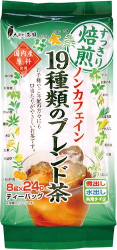 国内産ノンカフェイン１９種類のブレンド茶２４袋×３画像