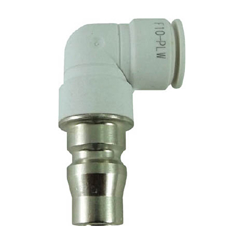 ﾀｯﾁｺﾈｸﾀｰﾌｧｲﾌﾞ ｴﾙﾎﾞﾌﾟﾗｸﾞ(ﾎﾜｲﾄﾎﾞﾃﾞｨｰ)10mm 1個画像