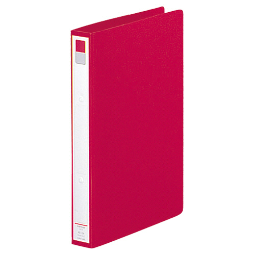 ﾘﾝｸﾞﾌｧｲﾙ(ｶﾄﾞﾛｯｸ&ﾂｲｽﾄﾘﾝｸﾞ) A4 2穴 200枚収容 背幅36mm 赤 1ｾｯﾄ(10冊)画像