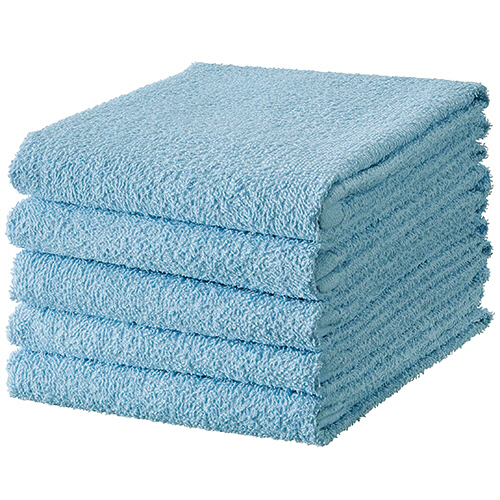 ﾌｪｲｽﾀｵﾙ ﾌﾞﾙｰ 1ﾊﾟｯｸ(5枚)画像