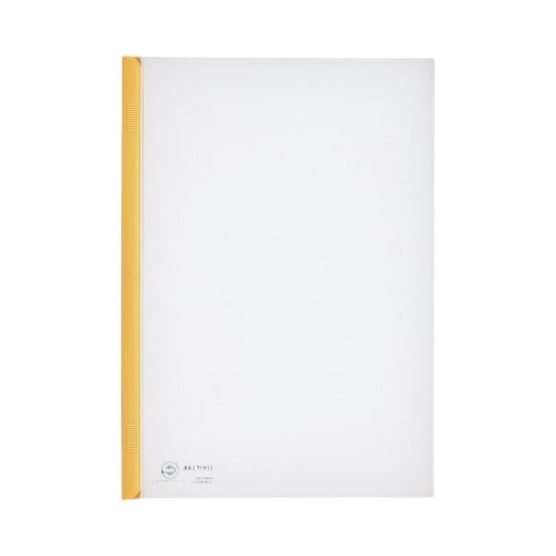 スライドバーファイルＡ４縦２０枚とじ　黄　１０冊画像