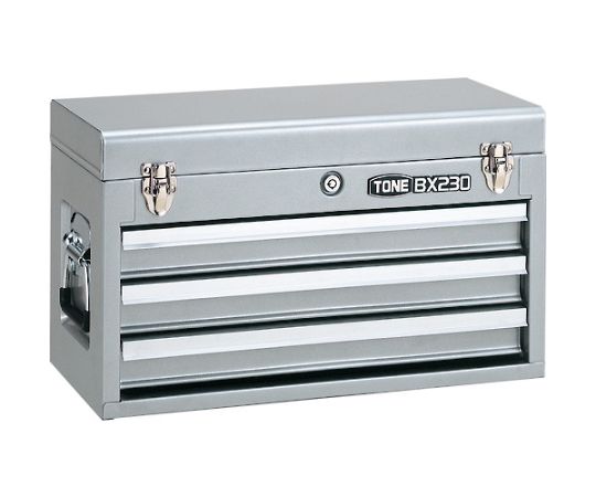 整備用工具セット ツールセット 差込角9.5mm 72点セット シルバー 整然と配置された各種工具が見える状態