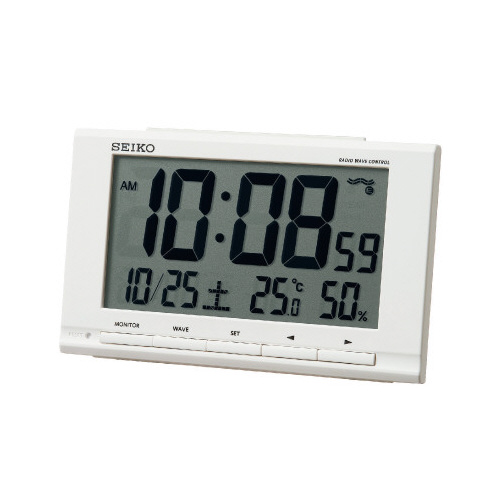 温湿度付電波時計ＳＱ７８９Ｗ