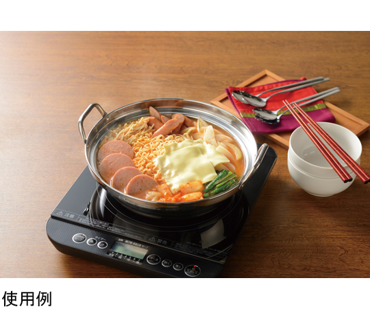 味覚探訪 韓国 IH蓋付ST海鮮鍋 24 蓋が開いた状態で具材が見える鍋の内部