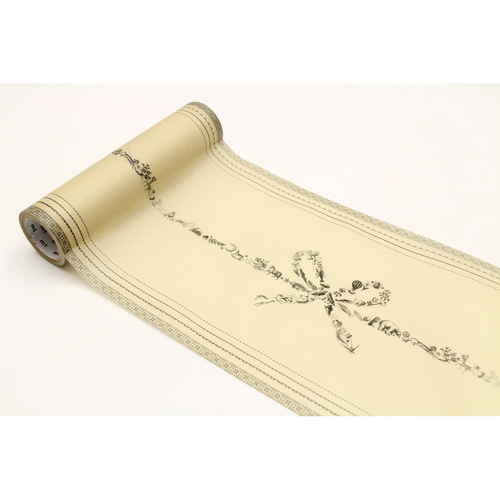 包装紙　ラッピングシート　mt　wrap　s　熨斗・kazari　幅15.5cm 柔らかな色合いの熨斗模様がデザインされたラッピングシートの全体像