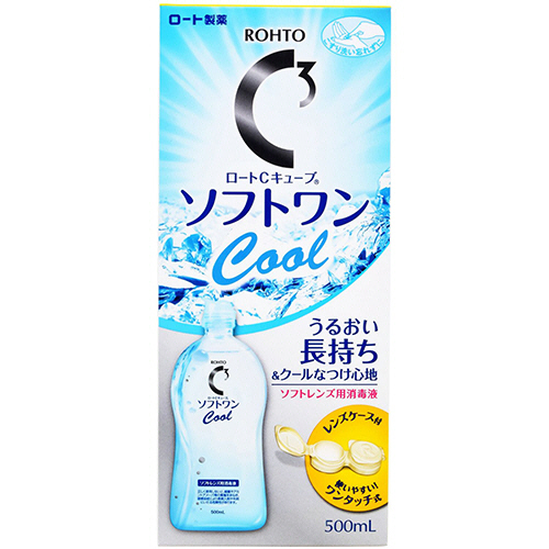 ｿﾌﾄﾚﾝｽﾞ用洗浄液 ﾛｰﾄCｷｭｰﾌﾞ ｿﾌﾄﾜﾝｸｰﾙa 500ml 1本画像