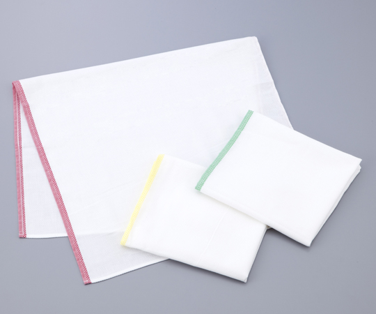 四方縫いフキン 1袋（10枚入）　レッド画像