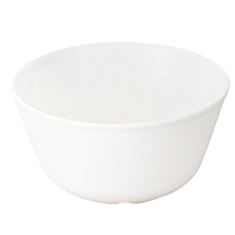 食器 No.1724W ポリプロピレン食器おわん 14cm 700ml (ホワイト) エンテック