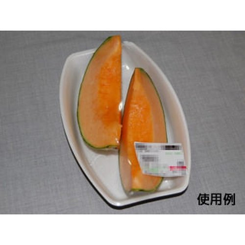 鮮魚トレー 芝舟 102 白 中央化学 白いトレーの底面が見える状態、中央に凹凸があるデザイン。