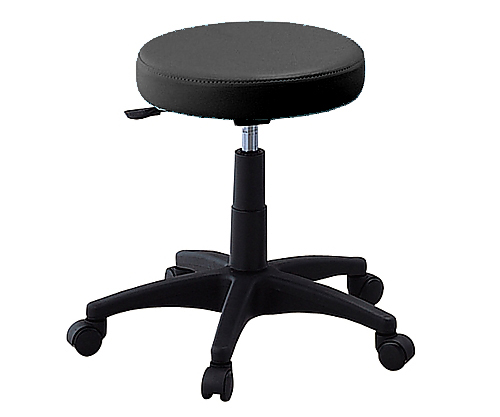 ラウンドチェアDX　ブラック画像