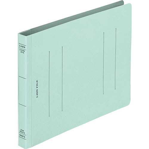 ﾌﾗｯﾄﾌｧｲﾙ(環境) 樹脂押え具 A5ﾖｺ 150枚収容 背幅18mm 水 1冊画像