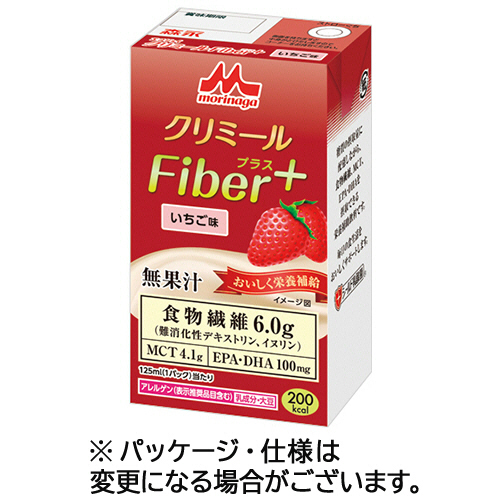 ｴﾝｼﾞｮｲｸﾘﾐｰﾙFiber+ いちご味 125ml 紙ﾊﾟｯｸ 1ｾｯﾄ(24本)画像
