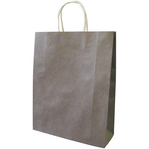 手提袋　茶Ｌ　茶　５０枚×４画像