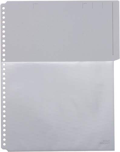 カラーベースハーフポケット　黒　１０枚入画像