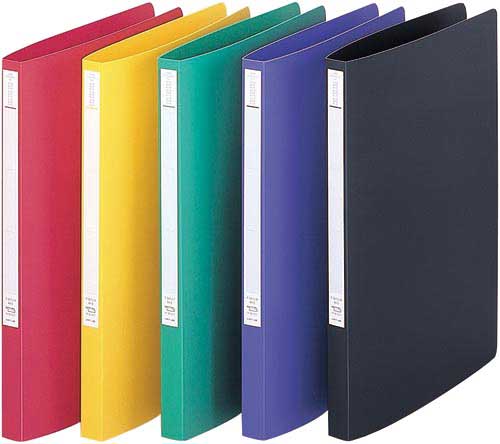 パンチレスファイル　Ａ４縦２０ｍｍ　黒　１０冊画像