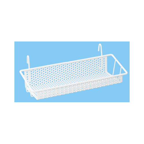 メッシパネル用　棚　白画像