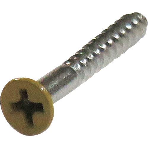 ﾈｼﾞｶﾗｰ ｽﾃﾝﾚｽ 木ねじ 皿頭 2.4×16ﾍﾞｰｼﾞｭ 1ﾊﾟｯｸ(16本)画像