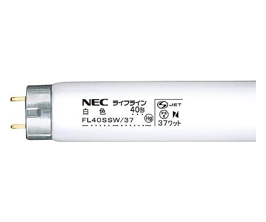 直管蛍光灯グロースタータ40W 白色 25本画像