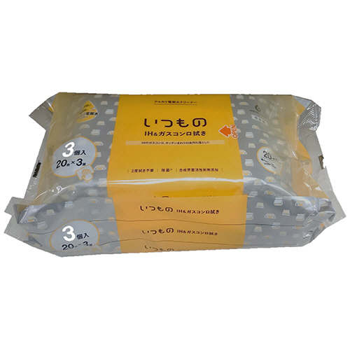 IH&ｶﾞｽｺﾝﾛ用ｸﾘｰﾅｰ 1ｹｰｽ(60枚:20枚×3個)画像