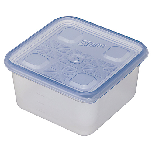 業務用ｼﾞｯﾌﾟﾛｯｸ ｺﾝﾃﾅｰ 正方形 1100mL 1ﾊﾟｯｸ(10個)