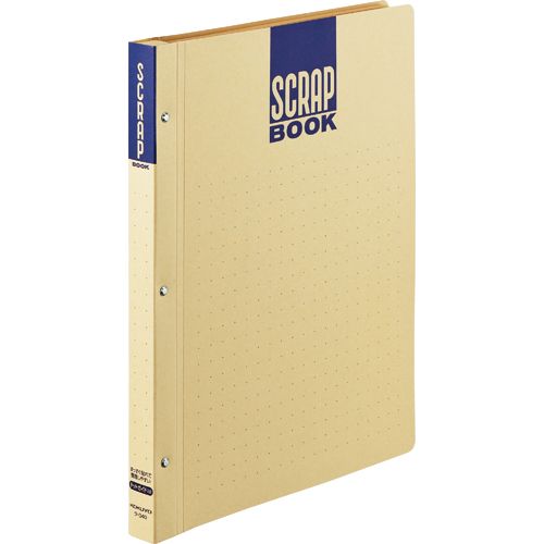 ｽｸﾗｯﾌﾟﾌﾞｯｸD(とじ込み式･ﾄﾞｯﾄｶﾞｲﾄﾞ入り) A4 中紙28枚 背幅25mm ｸﾗﾌﾄ 1冊画像