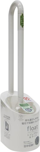 フロート　トイレブラシ　ケース付　アイボリー画像