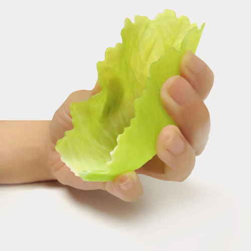 おかずカップ ベジカップ 3枚入 レタス キャベツ 抗菌 お弁当カップ グリーン 商品が並べられた状態で、抗菌加工の特徴が目立つパッケージデザイン。