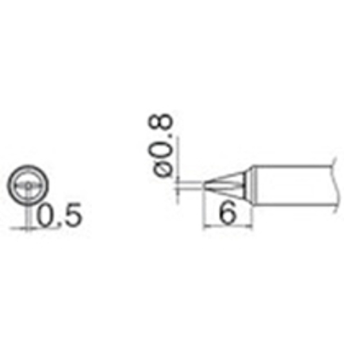 こて先　0.8WD型　1本