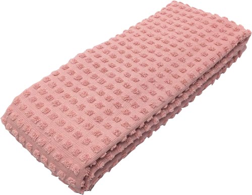 今治タオルジャガード　ミニバスタオルピンク３枚画像