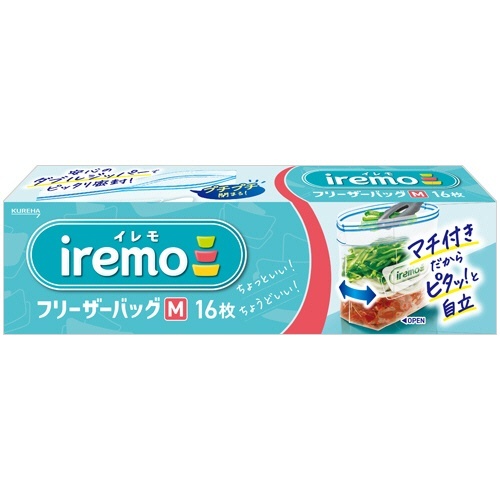 イレモ フリーザーバッグ M 1パック(16枚)画像