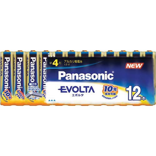 アルカリ乾電池　エボルタ　単４　１２本入画像