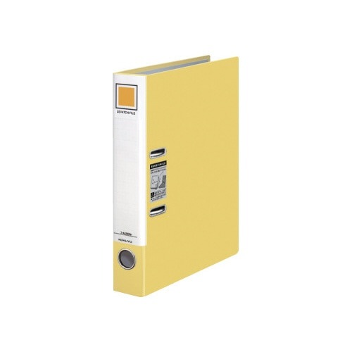 レバッチファイル　Ａ４縦　背幅５６ｍｍ　黄画像