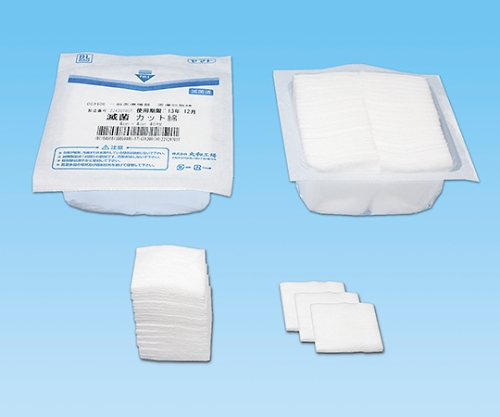 滅菌カット綿　４ｃｍ×４ｃｍ　４０枚　２４袋画像