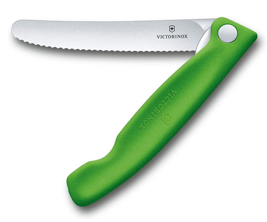 スイスクラシック 折り畳み式パーリングナイフ グリーン画像