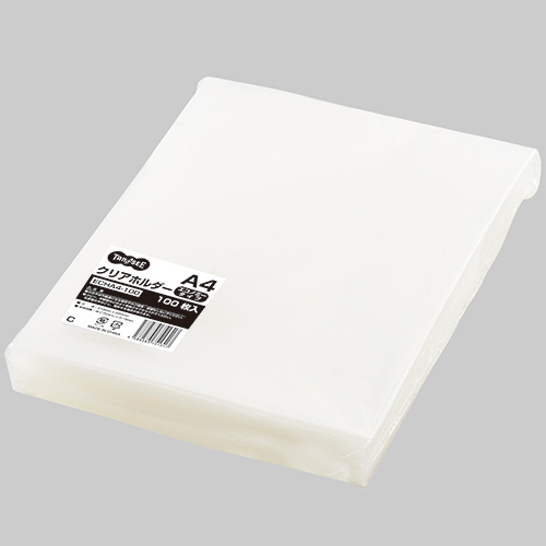 ｸﾘｱﾎﾙﾀﾞｰ ｴｺﾉﾐｰﾀｲﾌﾟ A4 ｸﾘｱ 厚さ0.15mm 1ﾊﾟｯｸ(100枚)画像