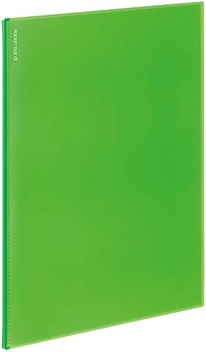 ポケットファイルα６Ｐ＜ノビータα＞黄緑１０冊画像
