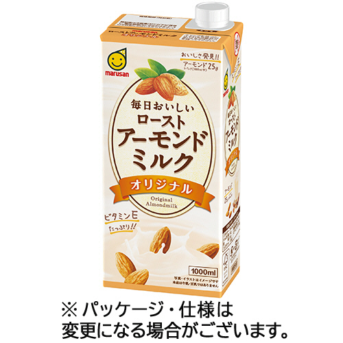 毎日おいしいﾛｰｽﾄｱｰﾓﾝﾄﾞﾐﾙｸ ｵﾘｼﾞﾅﾙ 1000ml 紙ﾊﾟｯｸ 1ｹｰｽ(6本)画像